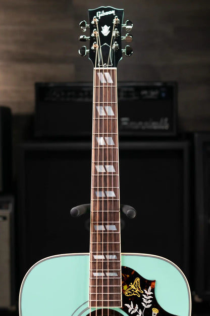Gibson Hummingbird Standard Dreadnought Acoustic/Electric Guitar - Southwestern Turquoise with Hardshell Case