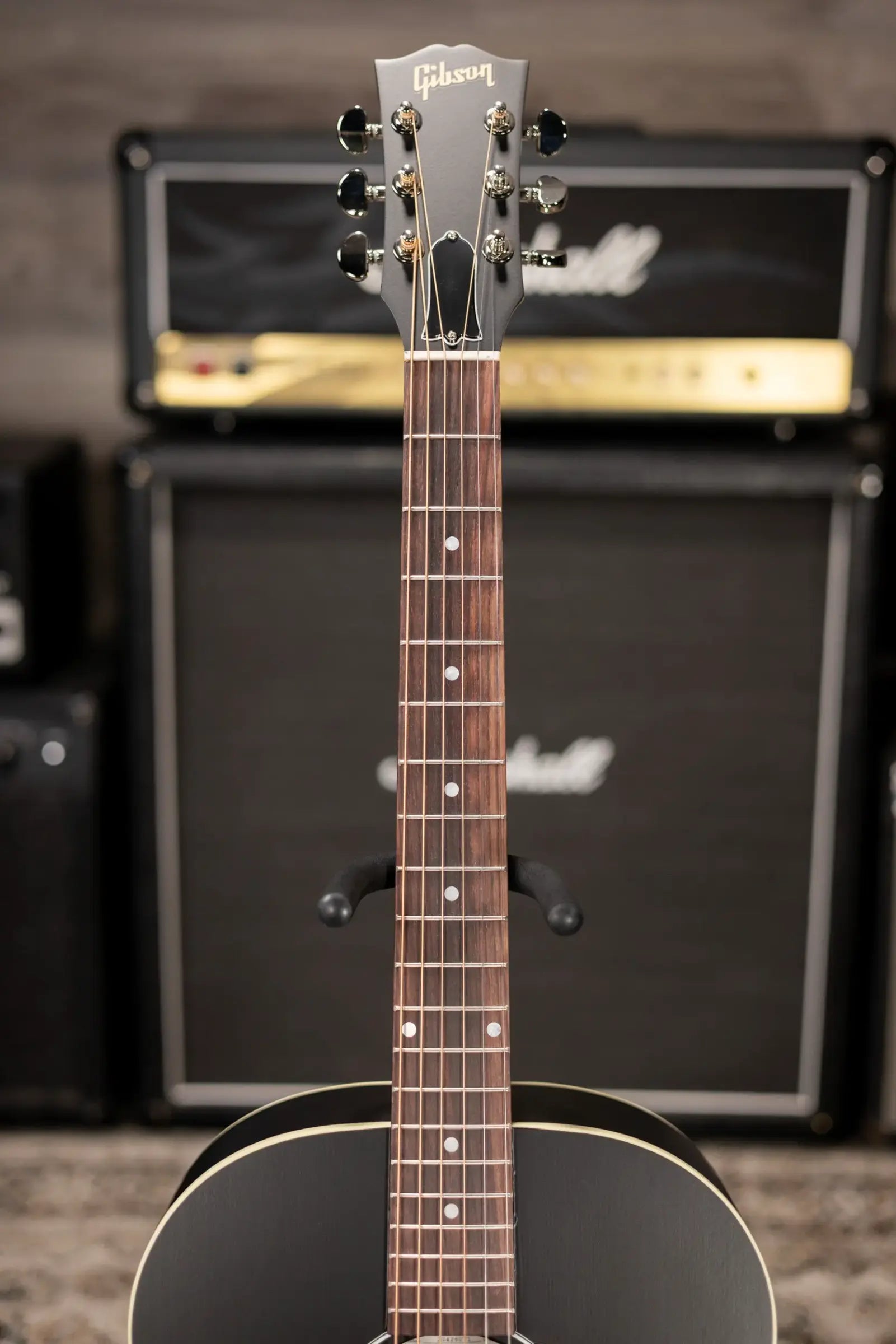 Gibson J-45 Special Dreadnought Acoustic Guitar - Ebony Satin with Gig Bag
