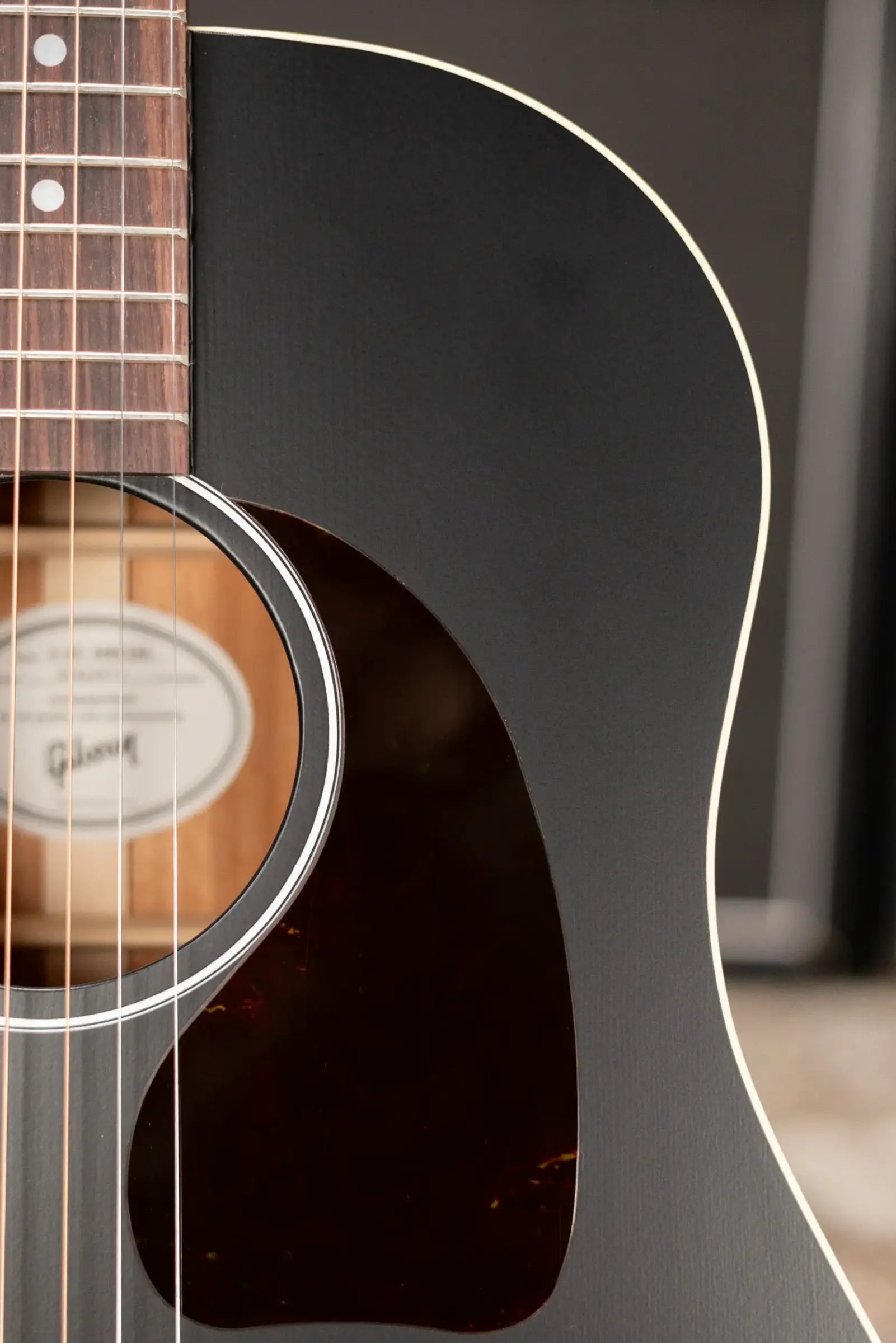 Gibson J-45 Special Dreadnought Acoustic Guitar - Ebony Satin with Gig Bag