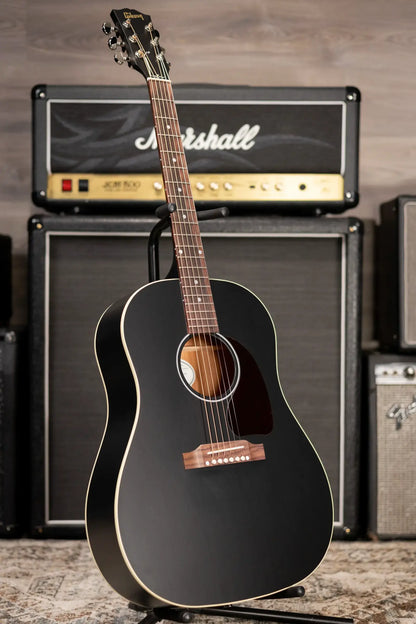 Gibson J-45 Special Dreadnought Acoustic Guitar - Ebony Satin with Gig Bag
