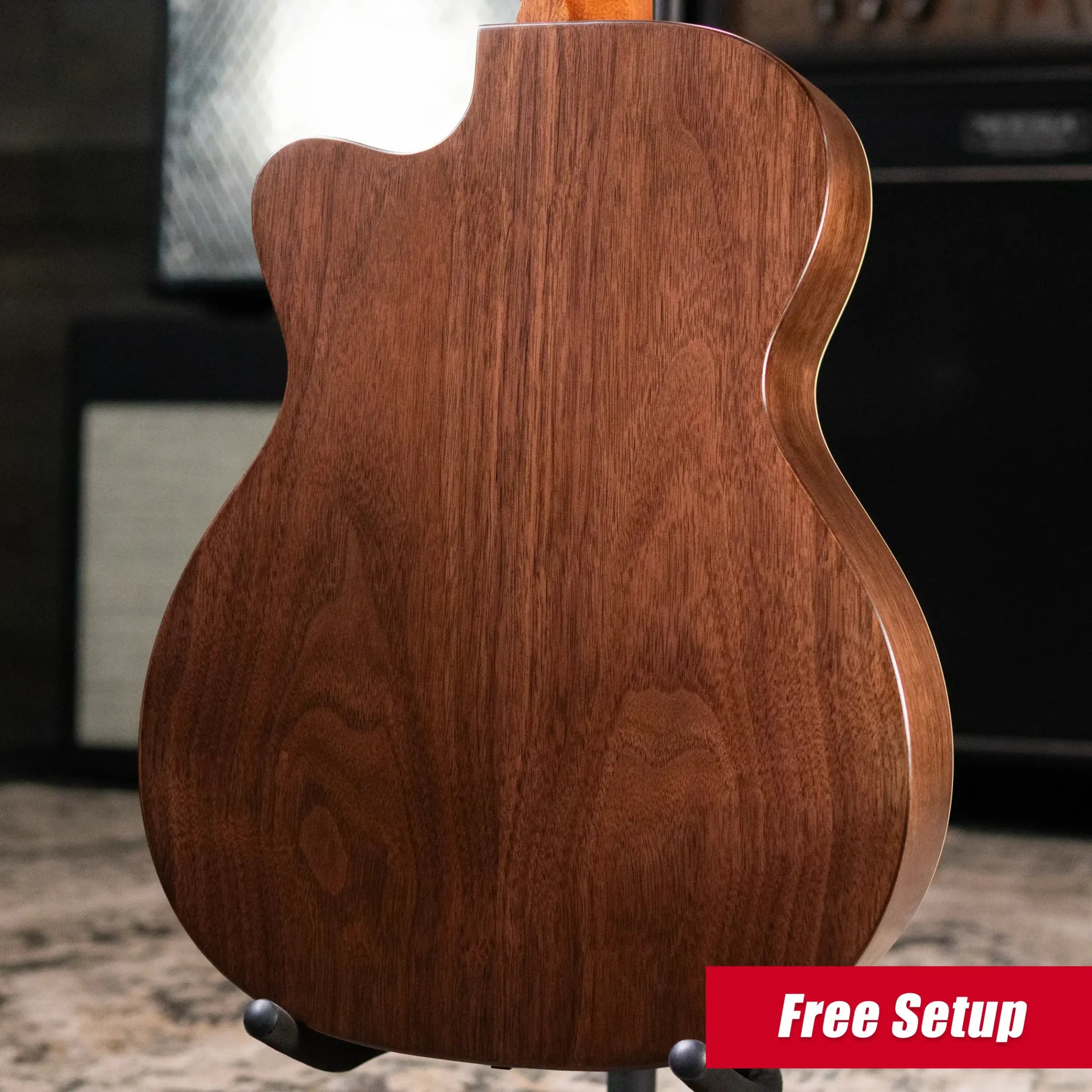 Martin 000 Jr-E Acoustic/Electric Guitar - Walnut Burst with Gig Bag