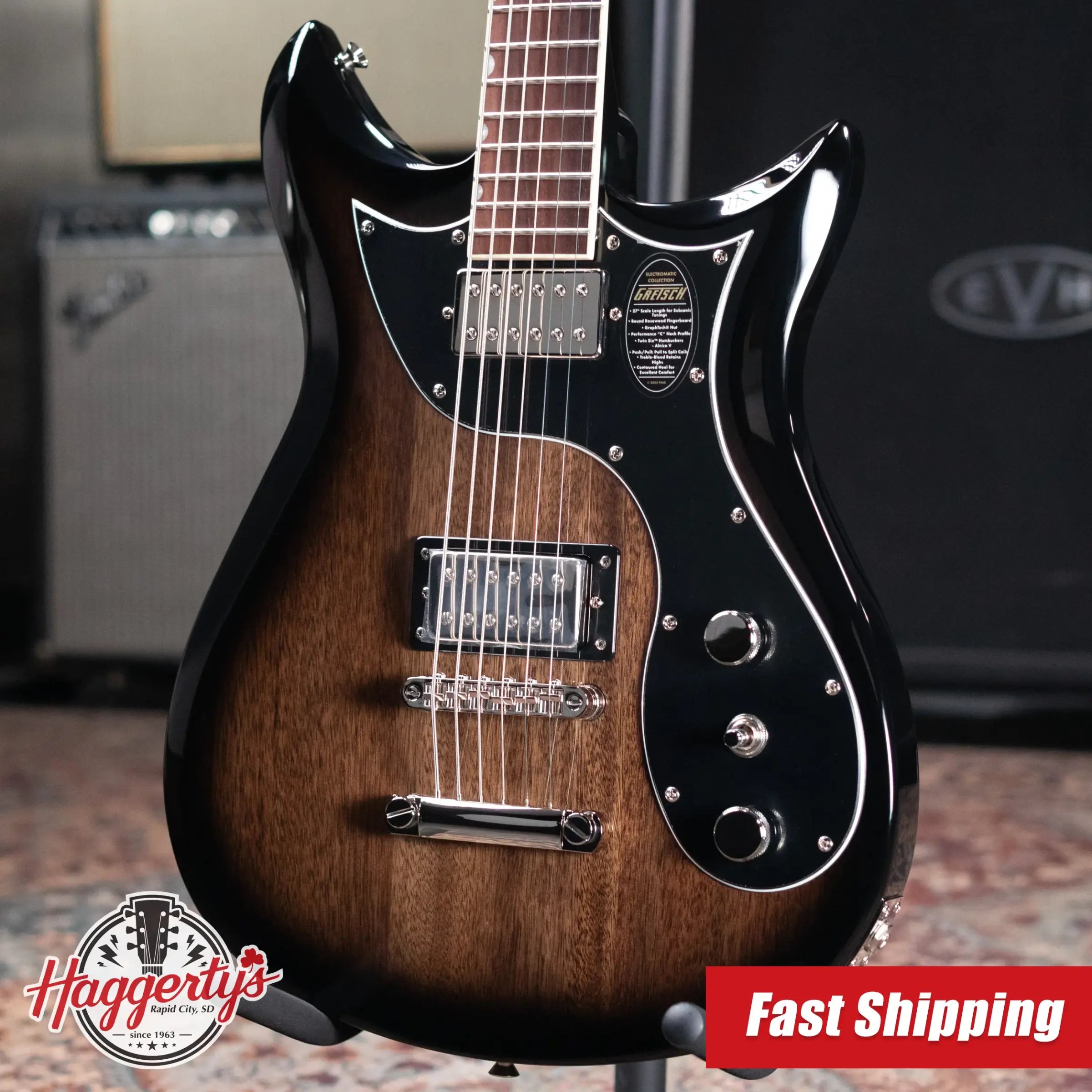 Gretsch Electromatic CVT Baritone Electric Guitar - Bristol Fog