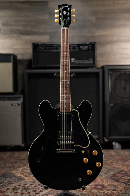 Gibson ES-335 50s Semi-Hollow Electric Guitar with Hard Shell Case - Ebony