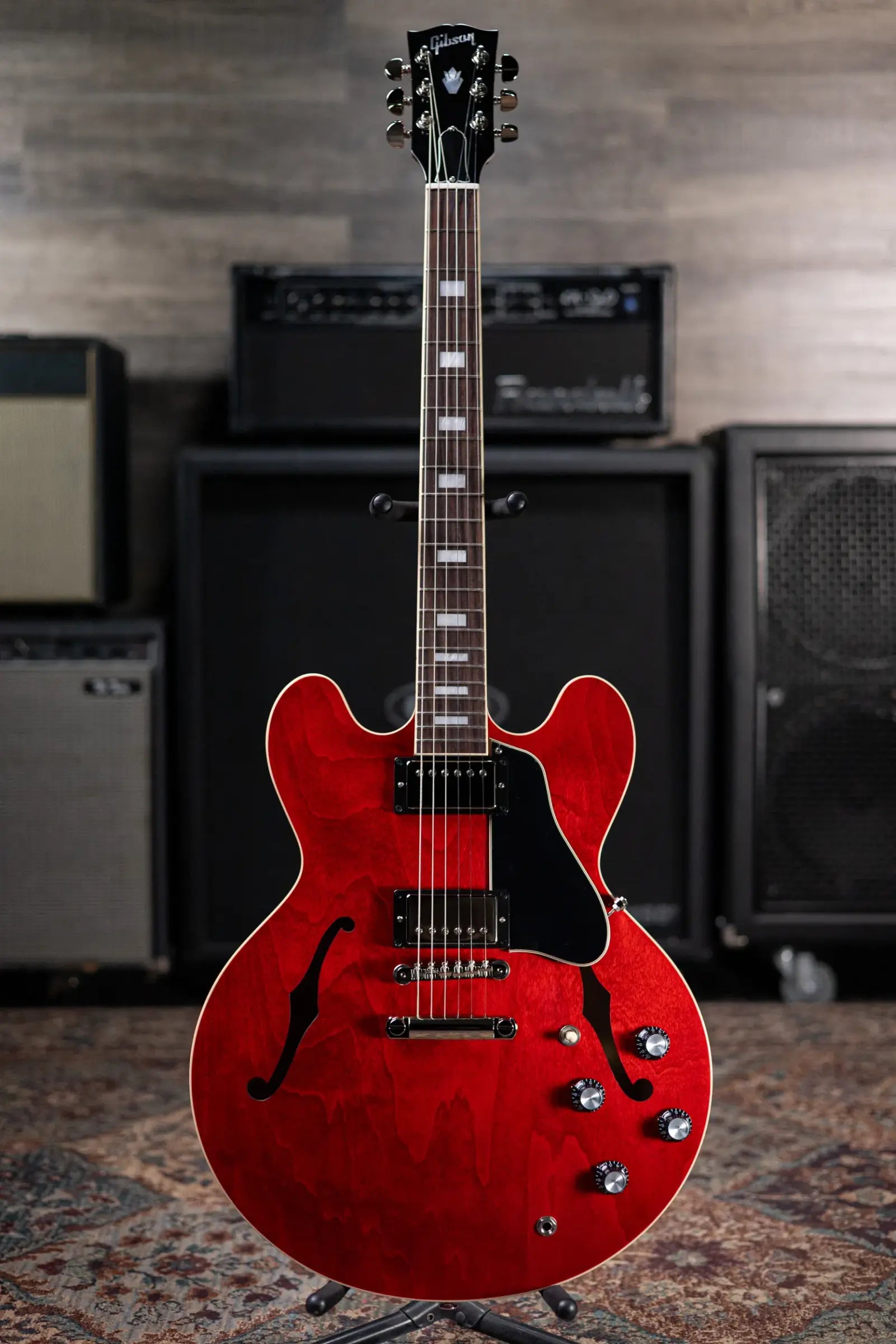 Gibson ES-335 60s Semi-Hollow Electric Guitar with Hard Shell Case - Sixties Cherry
