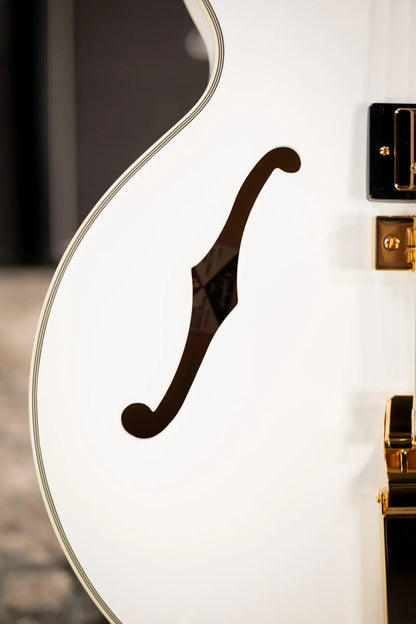 Epiphone IGC Alex Lifeson Signature 1976 ES-355 Reissue Semi-Hollow Electric Guitar - Alpine White with Hardshell Case