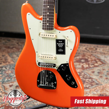 Fender Player II Jaguar Electric Guitar - Rallye Orange