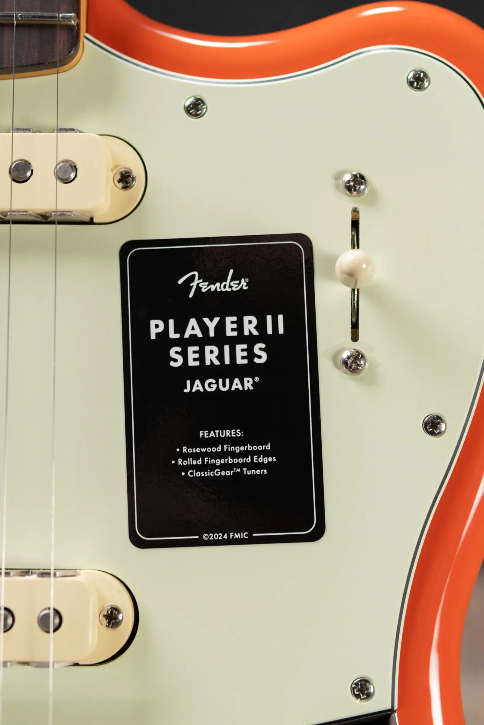 Fender Player II Jaguar Electric Guitar - Rallye Orange