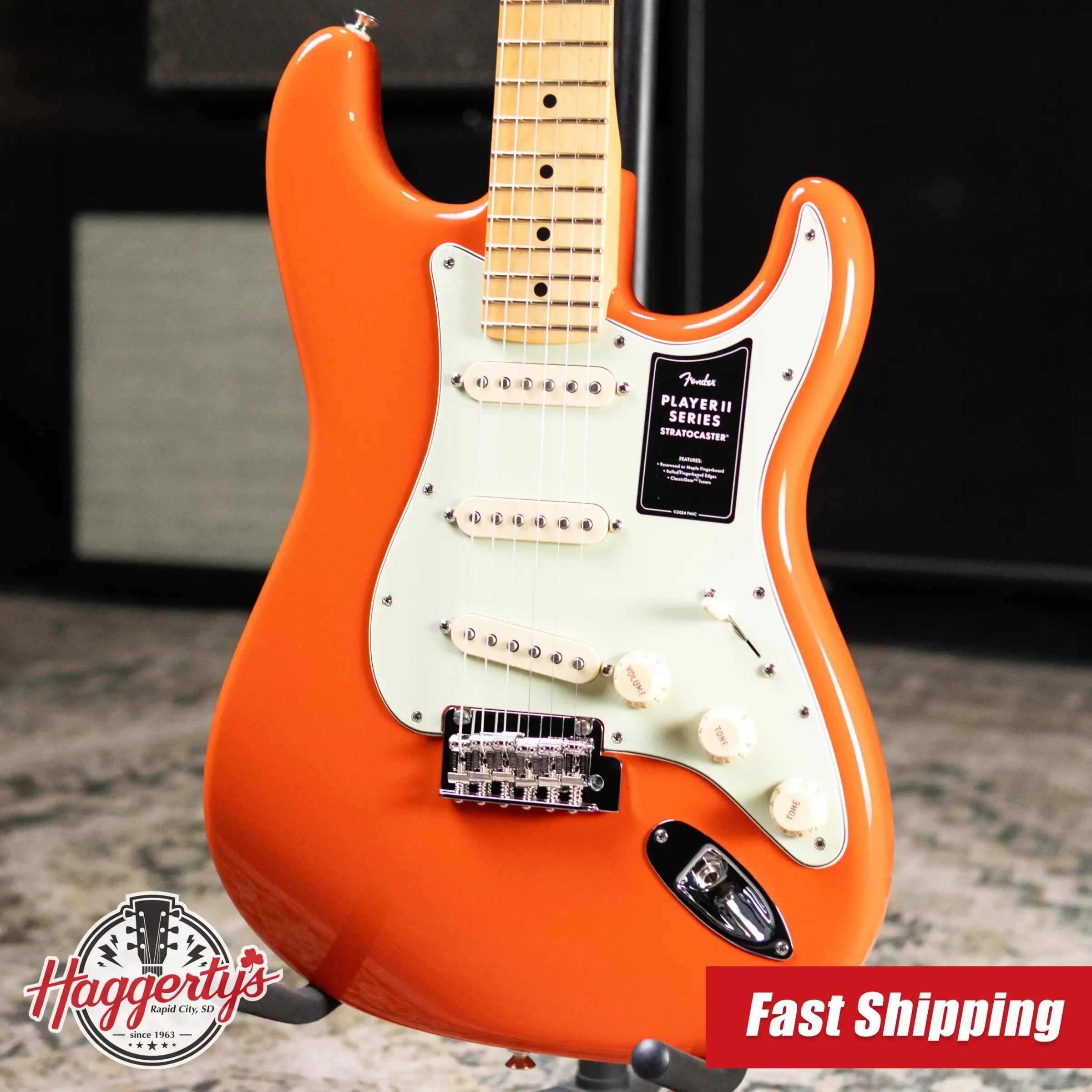 Fender Player II Stratocaster Electric Guitar - Rallye Orange