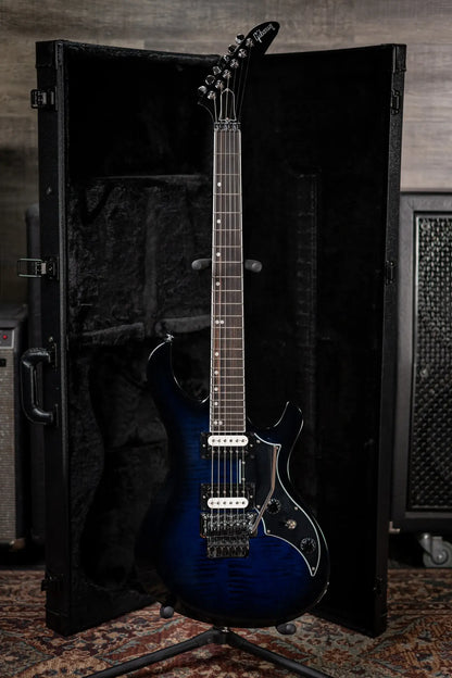 Gibson Victory Floyd Rose Electric Guitar - Deep Ocean Burst with Hardshell Case