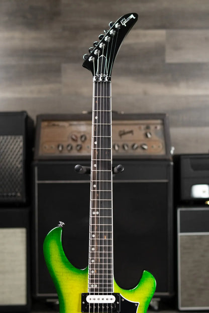 Gibson Victory Floyd Rose Electric Guitar - Iguana Burst with Hardshell Case