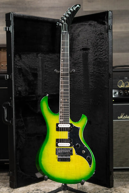 Gibson Victory Floyd Rose Electric Guitar - Iguana Burst with Hardshell Case