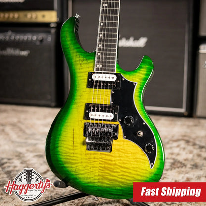 Gibson Victory Floyd Rose Electric Guitar - Iguana Burst with Hardshell Case