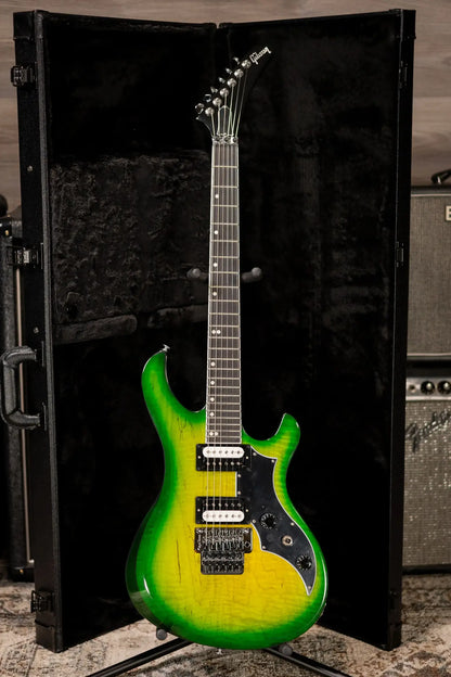 Gibson Victory Floyd Rose Electric Guitar - Iguana Burst with Hardshell Case