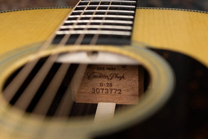 Martin Custom Shop 0-28 Limited Edition Acoustic Guitar with Hardshell Case