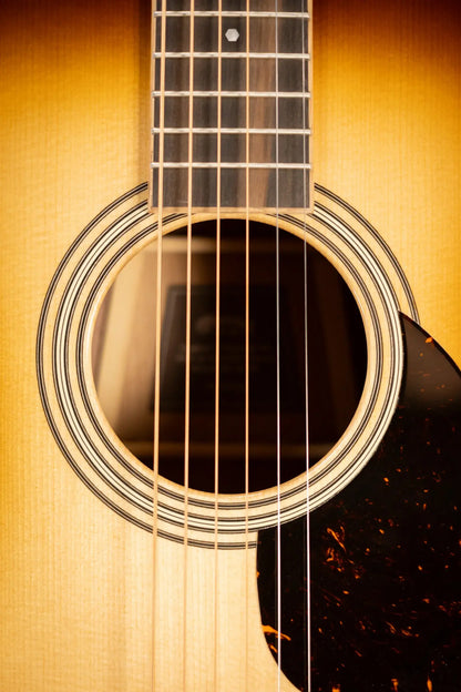 Martin OM-35 Inception Acoustic Guitar - Dark Toasted Burst with Hardshell Case
