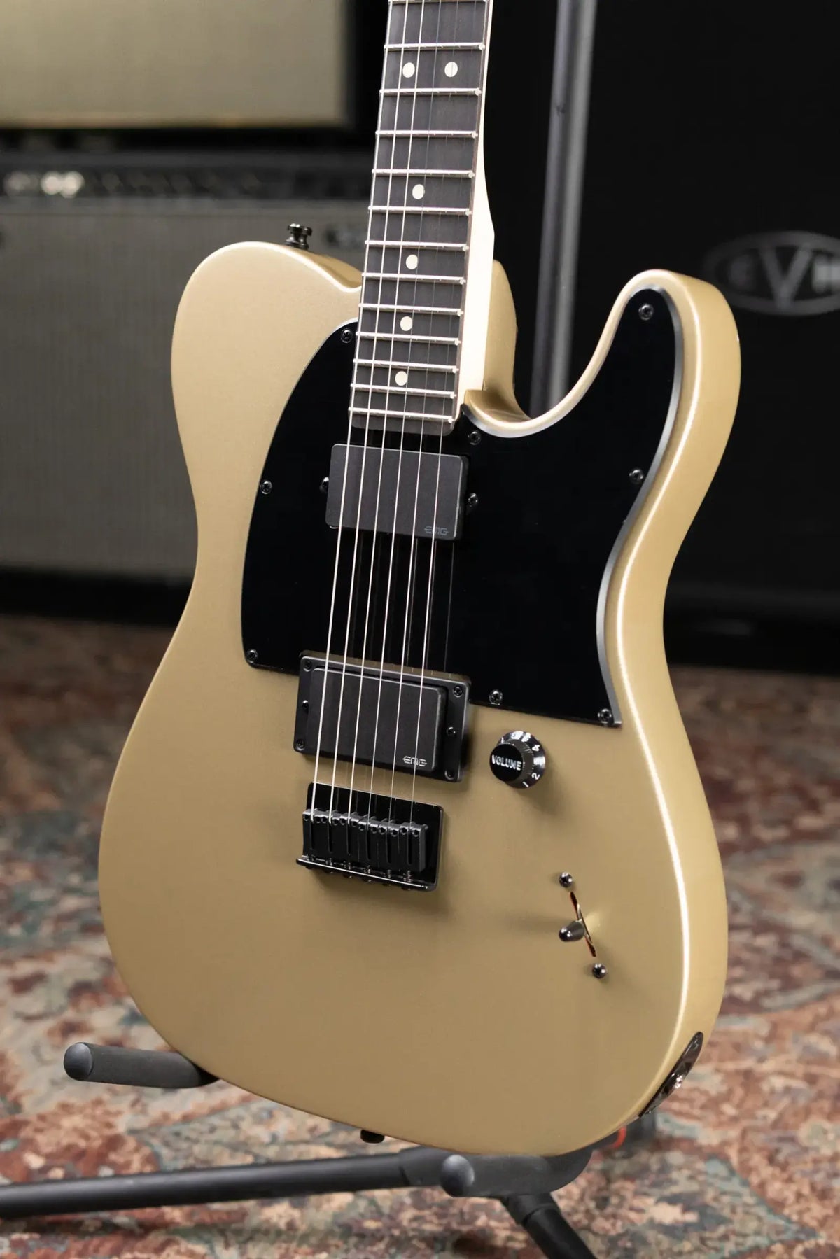 Fender Limited Edition Jim Root Telecaster Electric Guitar - Shoreline Gold with Hardshell Case