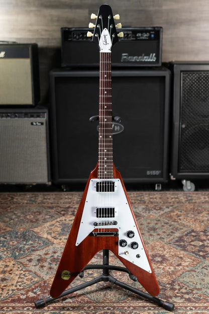 Gibson Custom Shop 1971 Flying V Medallion Reissue Electric Guitar - Medallion Cherry with Hardshell Case