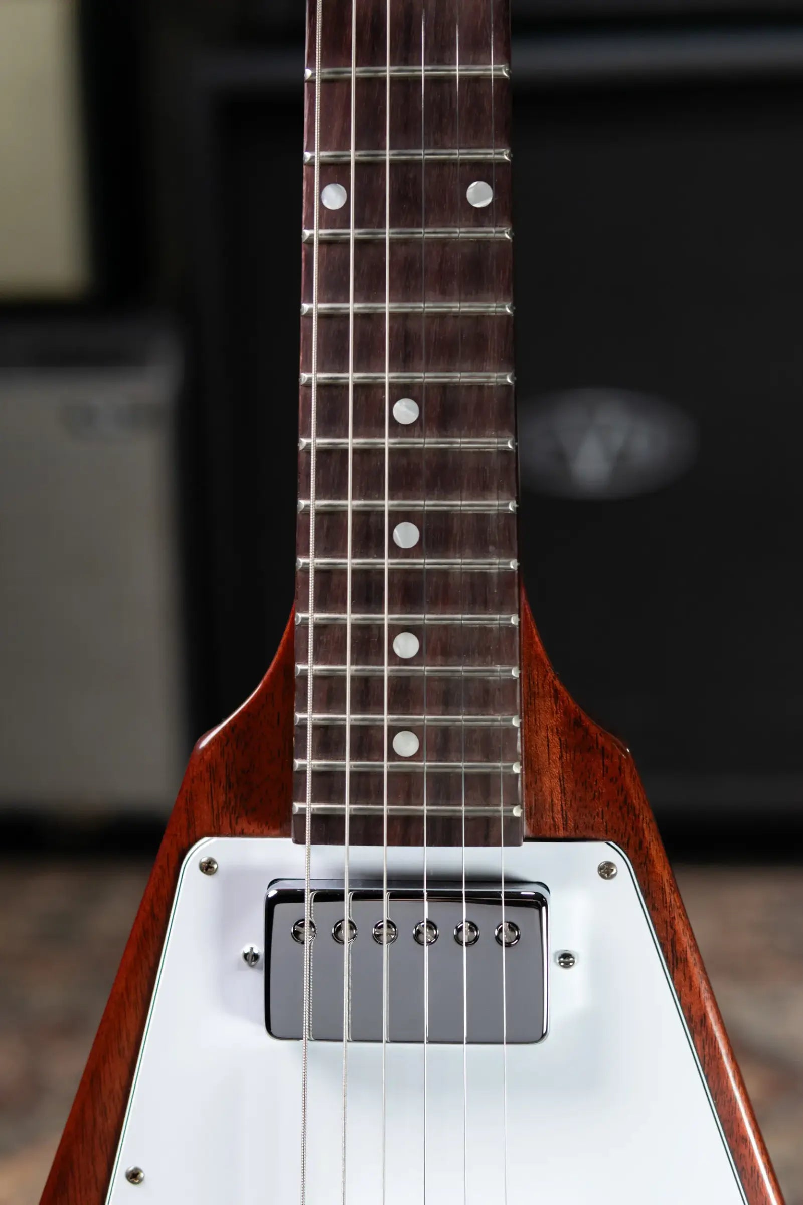 Gibson Custom Shop 1971 Flying V Medallion Reissue Electric Guitar - Medallion Cherry with Hardshell Case