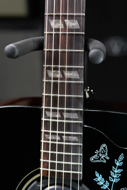 Epiphone Eric Church Signature Hummingbird Dark Studio Acoustic/Electric Guitar - Cobra Burst with Hardshell Case