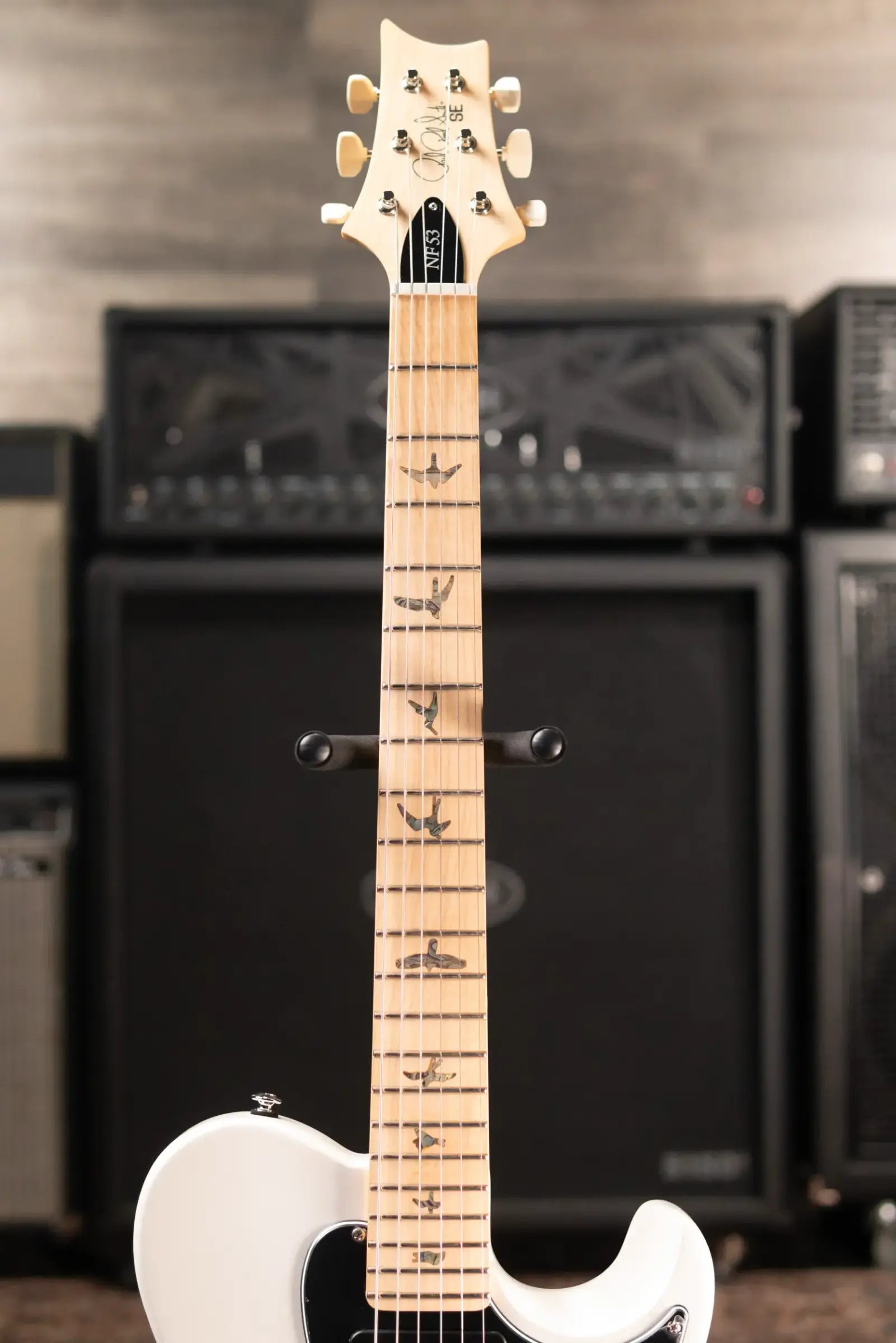 PRS SE NF53 Electric Guitar - White Pearl with Gig Bag