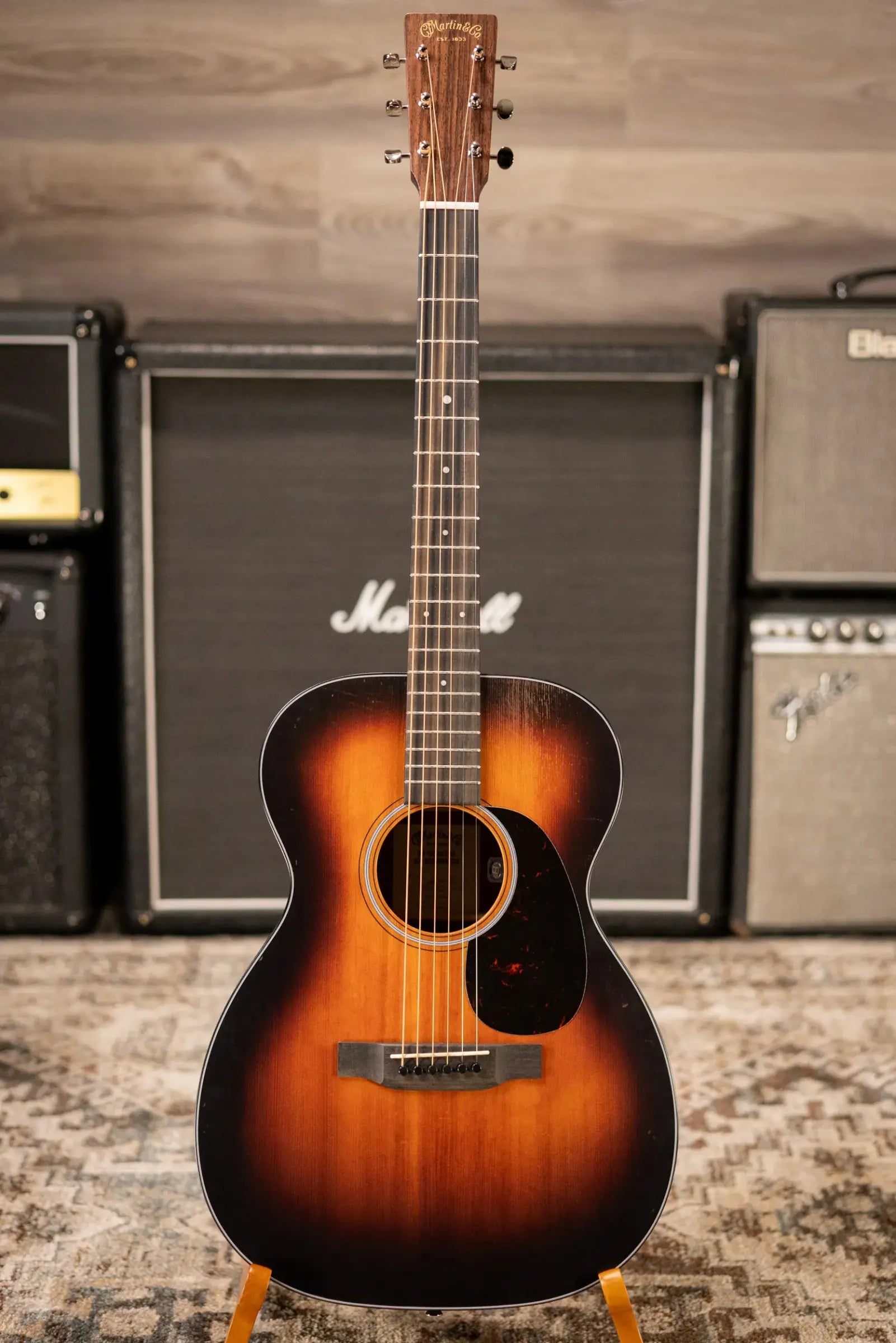 Martin 00-10E Retro Joe Bonamassa Signature Acoustic/Electric Guitar - Burst with Gig Bag