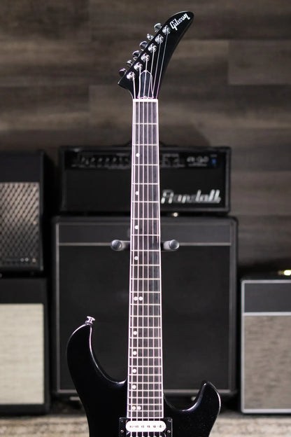 Gibson Victory Baritone Electric Guitar - Graphite Metallic with Hardshell Case
