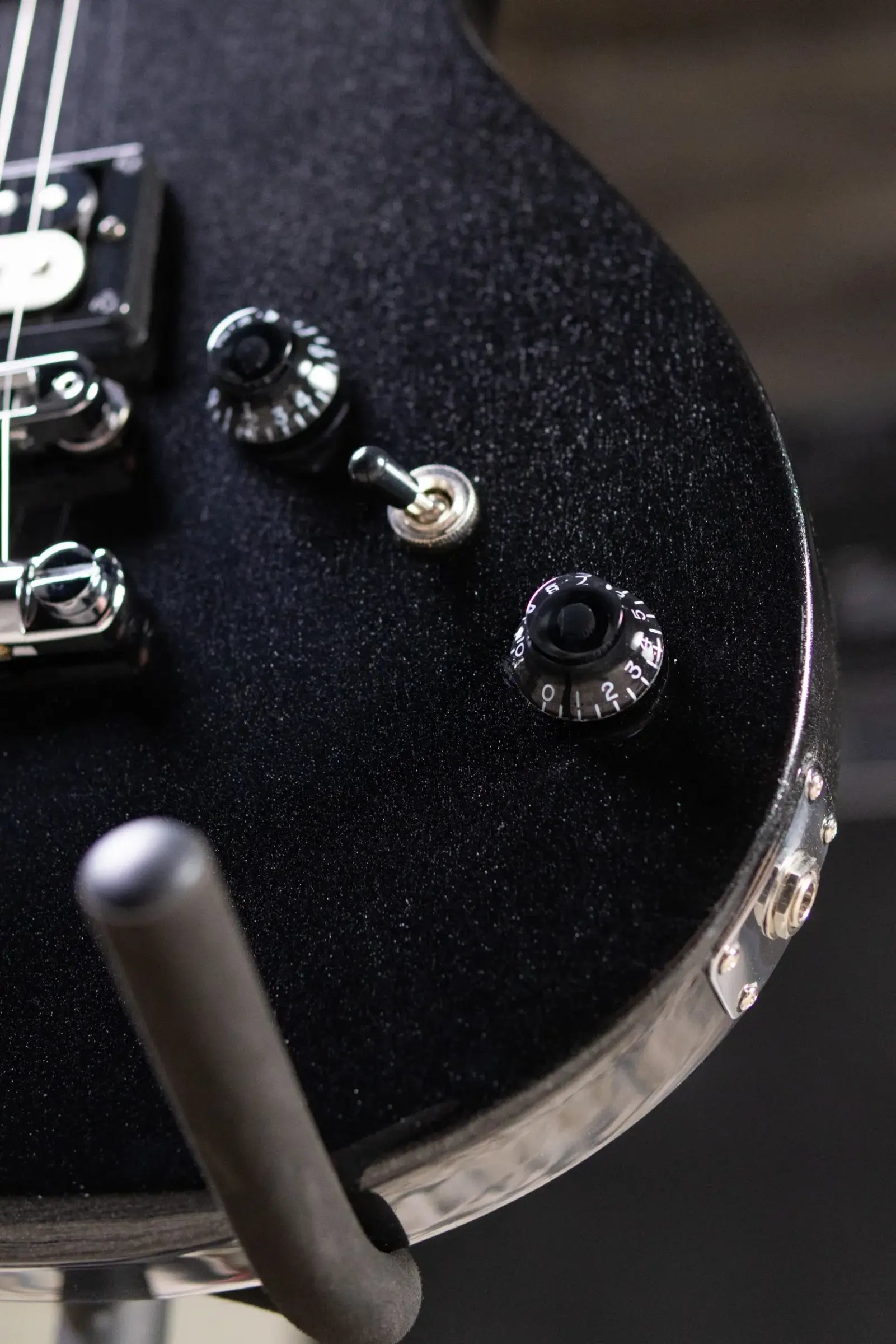 Gibson Victory Baritone Electric Guitar - Graphite Metallic with Hardshell Case