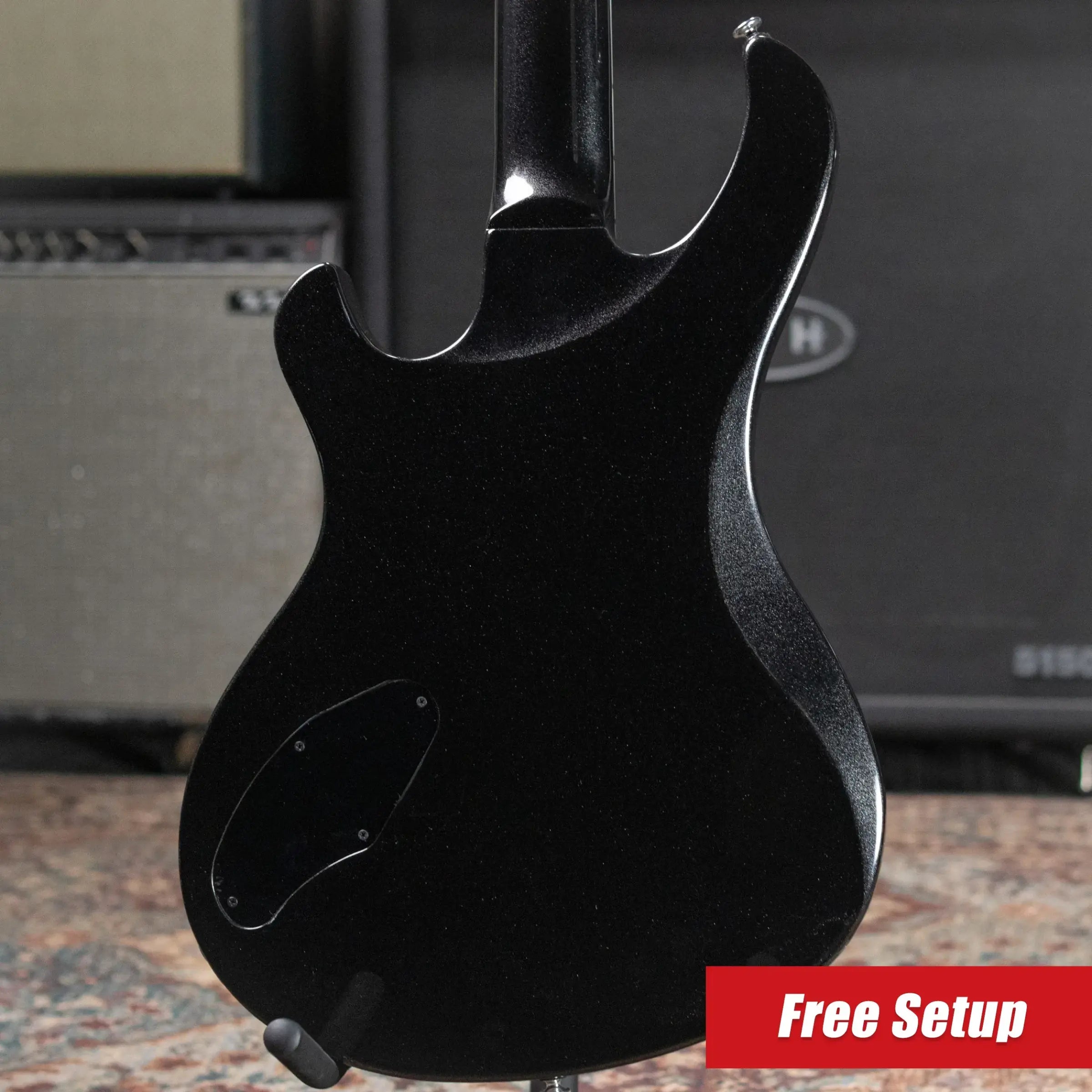 Gibson Victory Baritone Electric Guitar - Graphite Metallic with Hardshell Case