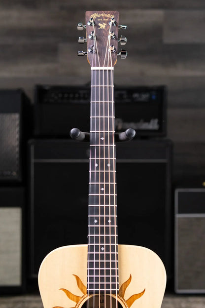 Martin LX2 Left-Handed Life is Good Acoustic/Electric Guitar with Gig Bag