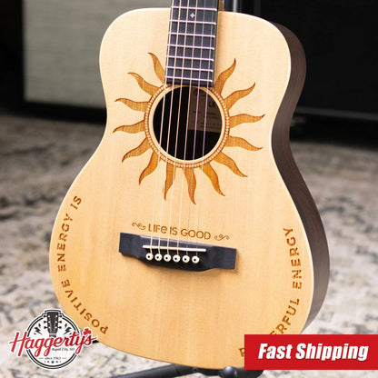 Martin LX2 Life is Good Acoustic/Electric Guitar with Gig Bag