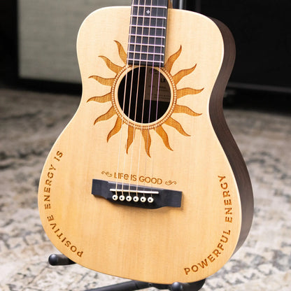 Martin LX2 Life is Good Acoustic/Electric Guitar with Gig Bag