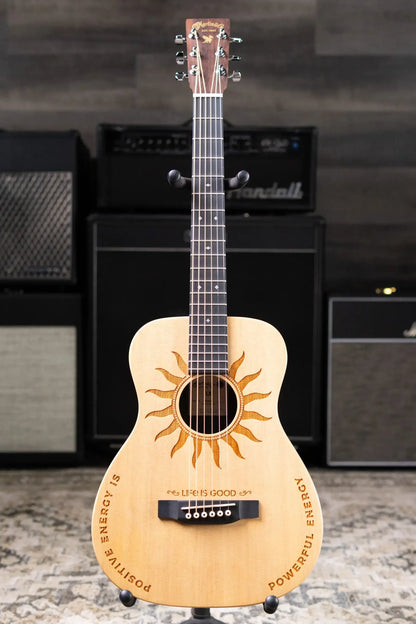 Martin LX2 Life is Good Acoustic/Electric Guitar with Gig Bag