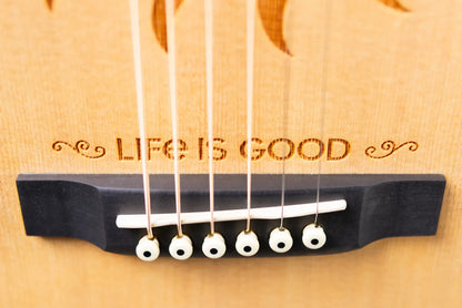 Martin LX2 Life is Good Acoustic/Electric Guitar with Gig Bag