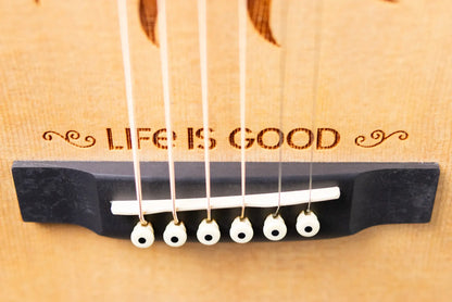 Martin LX2 Life is Good Acoustic/Electric Guitar with Gig Bag
