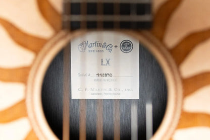 Martin LX2 Life is Good Acoustic/Electric Guitar with Gig Bag