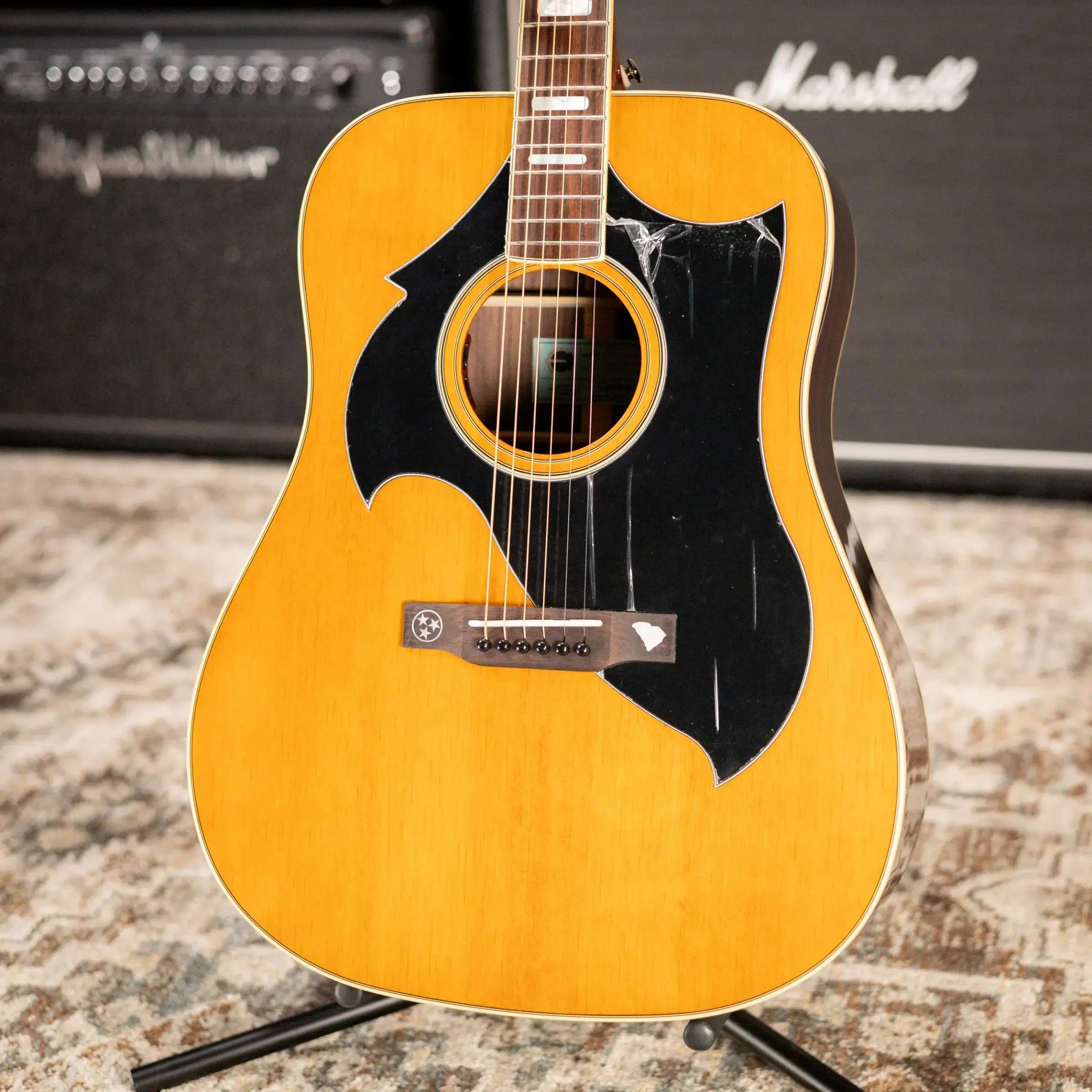 Epiphone Marcus King Signature El Dorado Acoustic/Electric Guitar - Natural with Hardshell Case