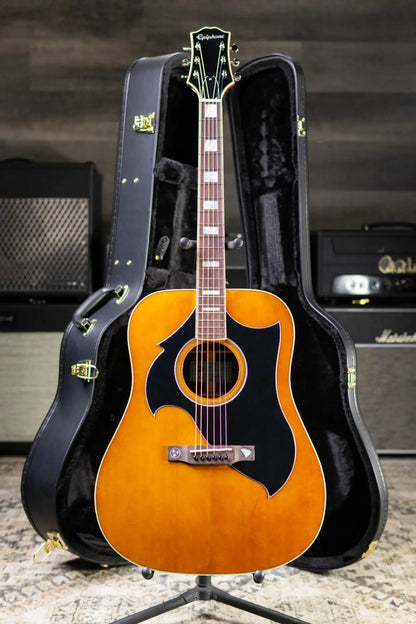 Epiphone Marcus King Signature El Dorado Acoustic/Electric Guitar - Natural with Hardshell Case