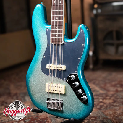 Fender Limited Player Plus X Blu Detiger Jazz Bass - Sky Burst Sparkle with Deluxe Gig Bag