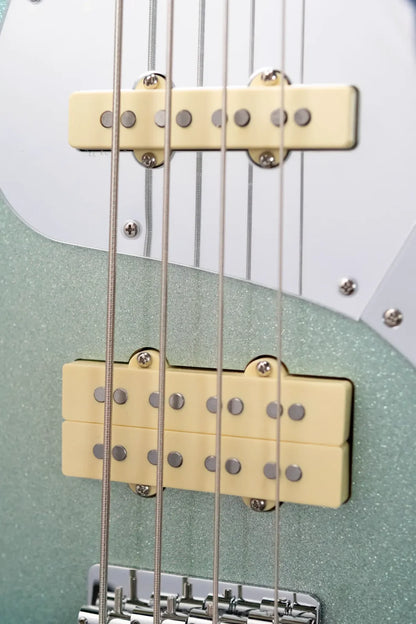 Fender Limited Player Plus X Blu Detiger Jazz Bass - Sky Burst Sparkle with Deluxe Gig Bag