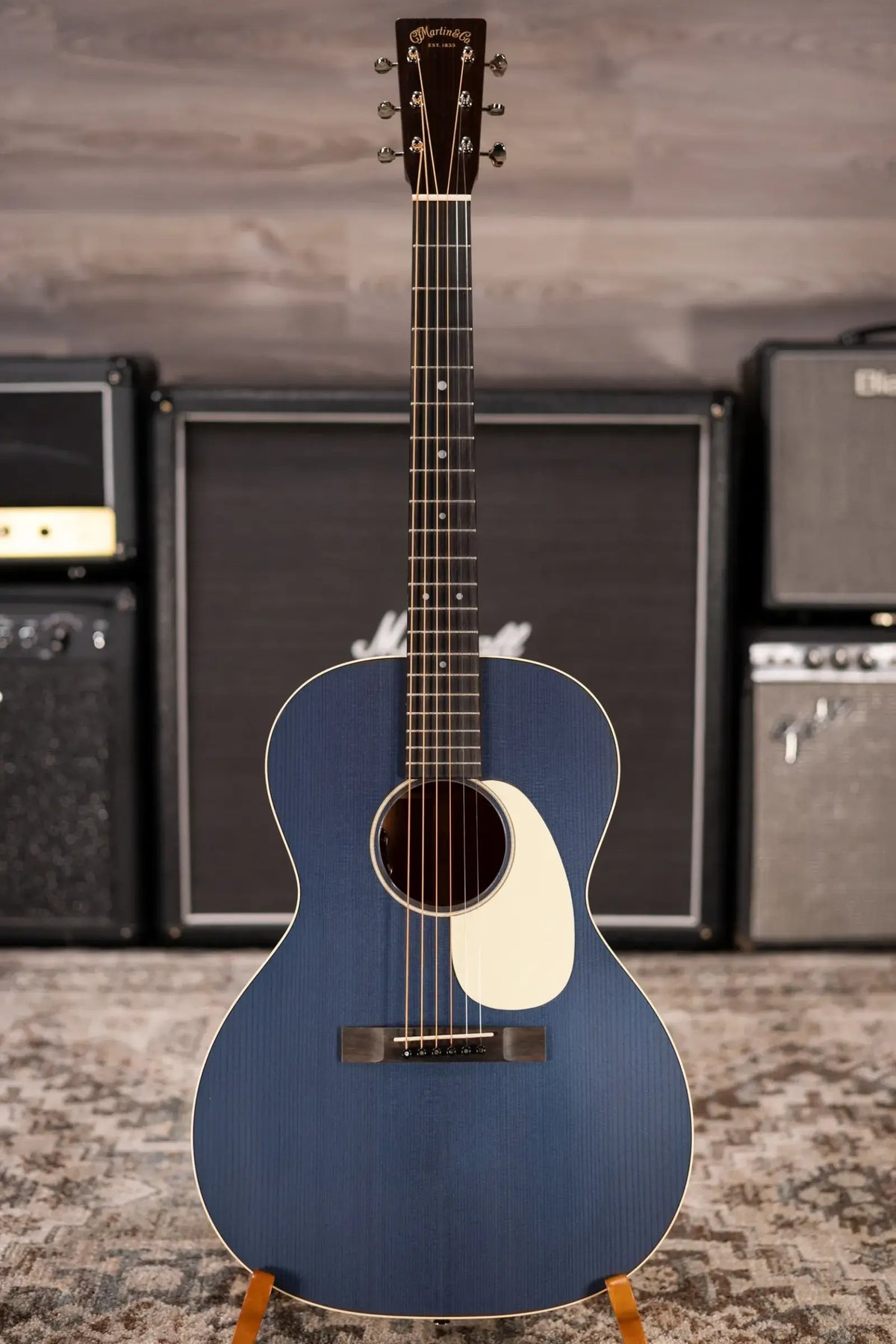 Martin 00L-16E Acoustic/Electric Guitar - Blue Denim with Gig Bag