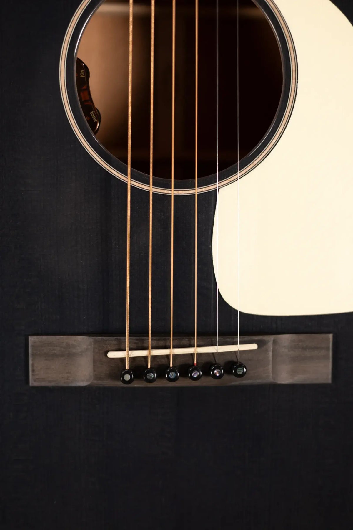 Martin DSS16E Acoustic/Electric Guitar - Black Smoke with Gig Bag