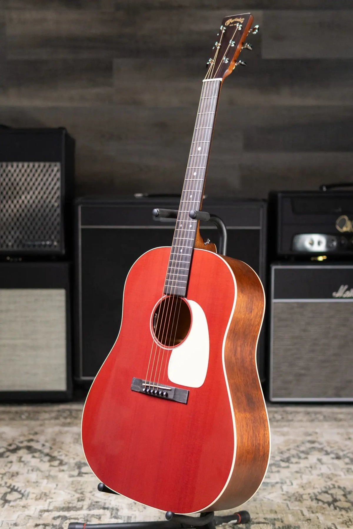Martin DSS-16E 16 Series Dreadnought Acoustic/Electric Guitar - Cherry Cola with Gig Bag
