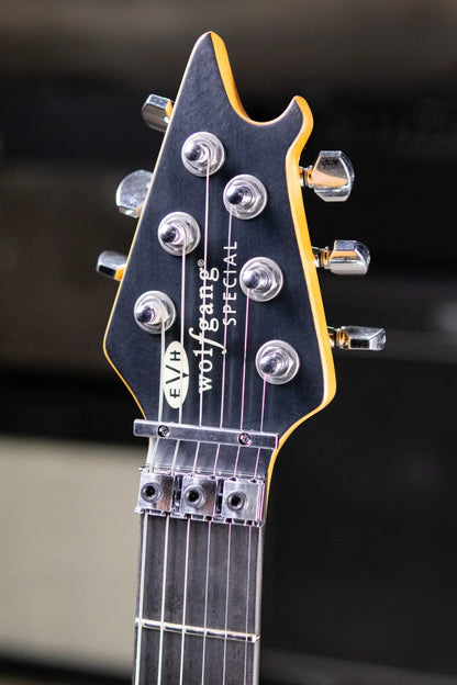 EVH Limited Edition Wolfgang Special Striped Series Electric Guitar - Distressed Ivory