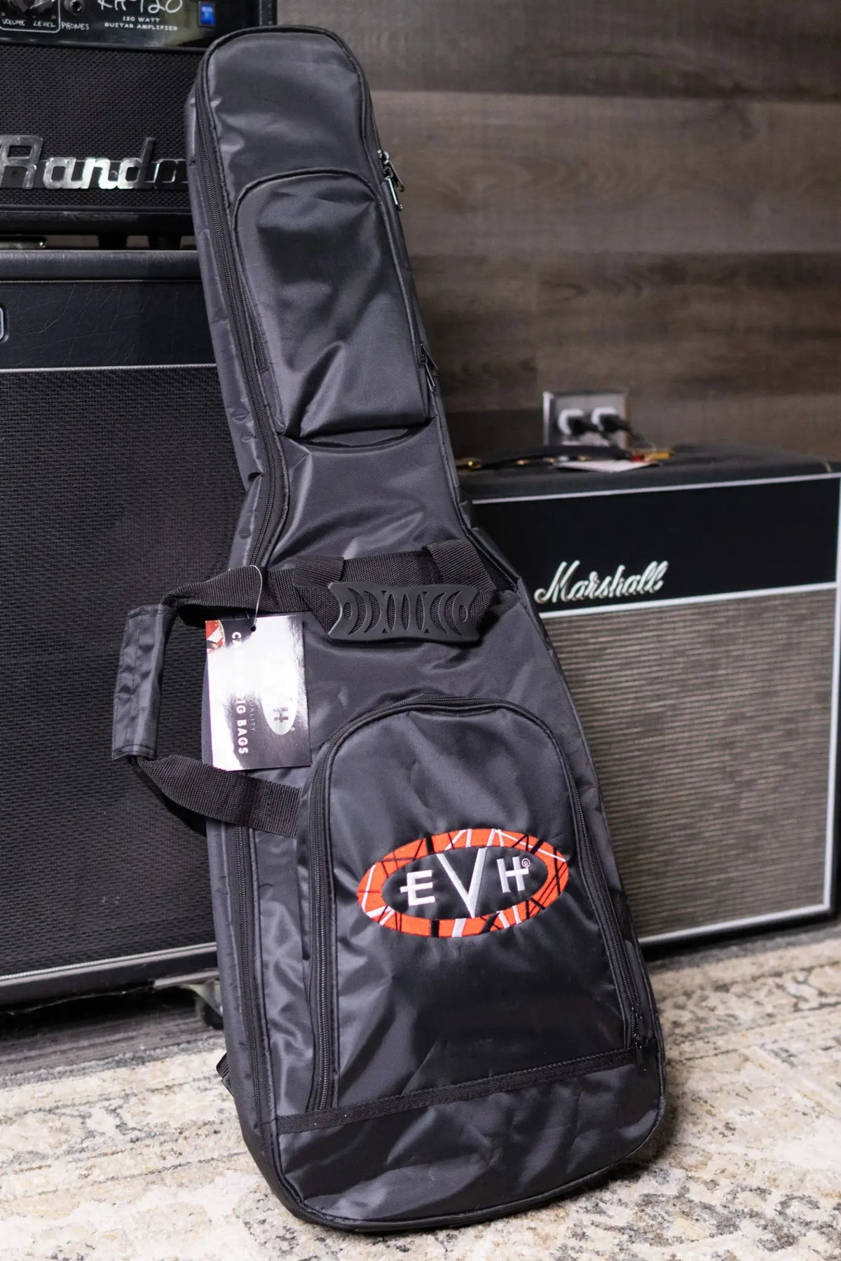 EVH Limited Edition Wolfgang Special Striped Series Electric Guitar - Distressed Ivory