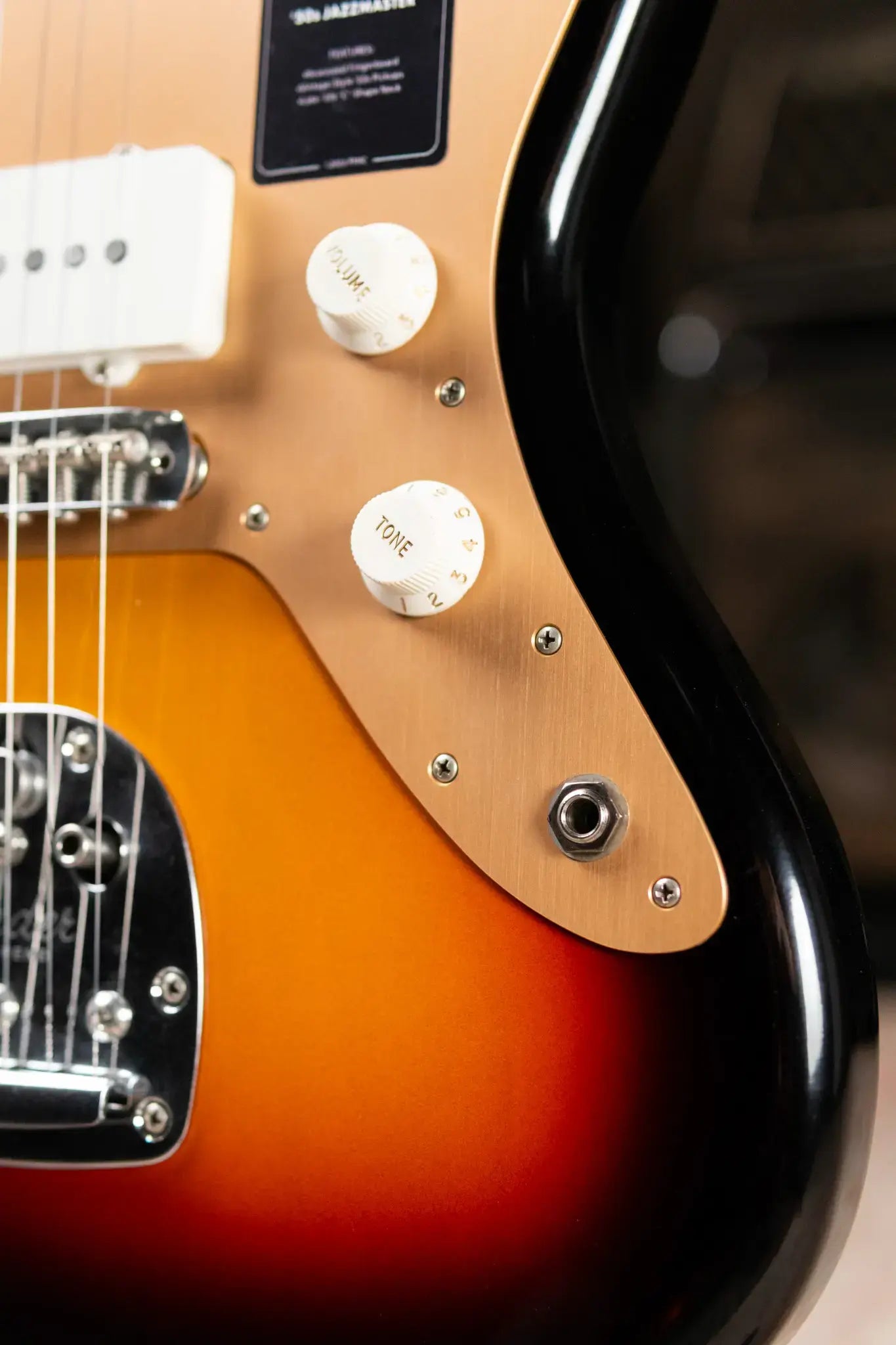 Fender Vintera II Road Worn '50s Jazzmaster Electric Guitar - 3-Color Sunburst with Hardshell Case