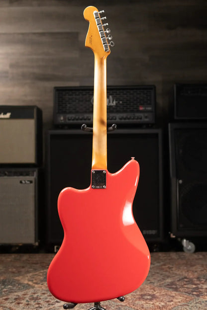 Fender Vintera II Road Worn '50s Jazzmaster Electric Guitar - Fiesta Red with Hardshell Case