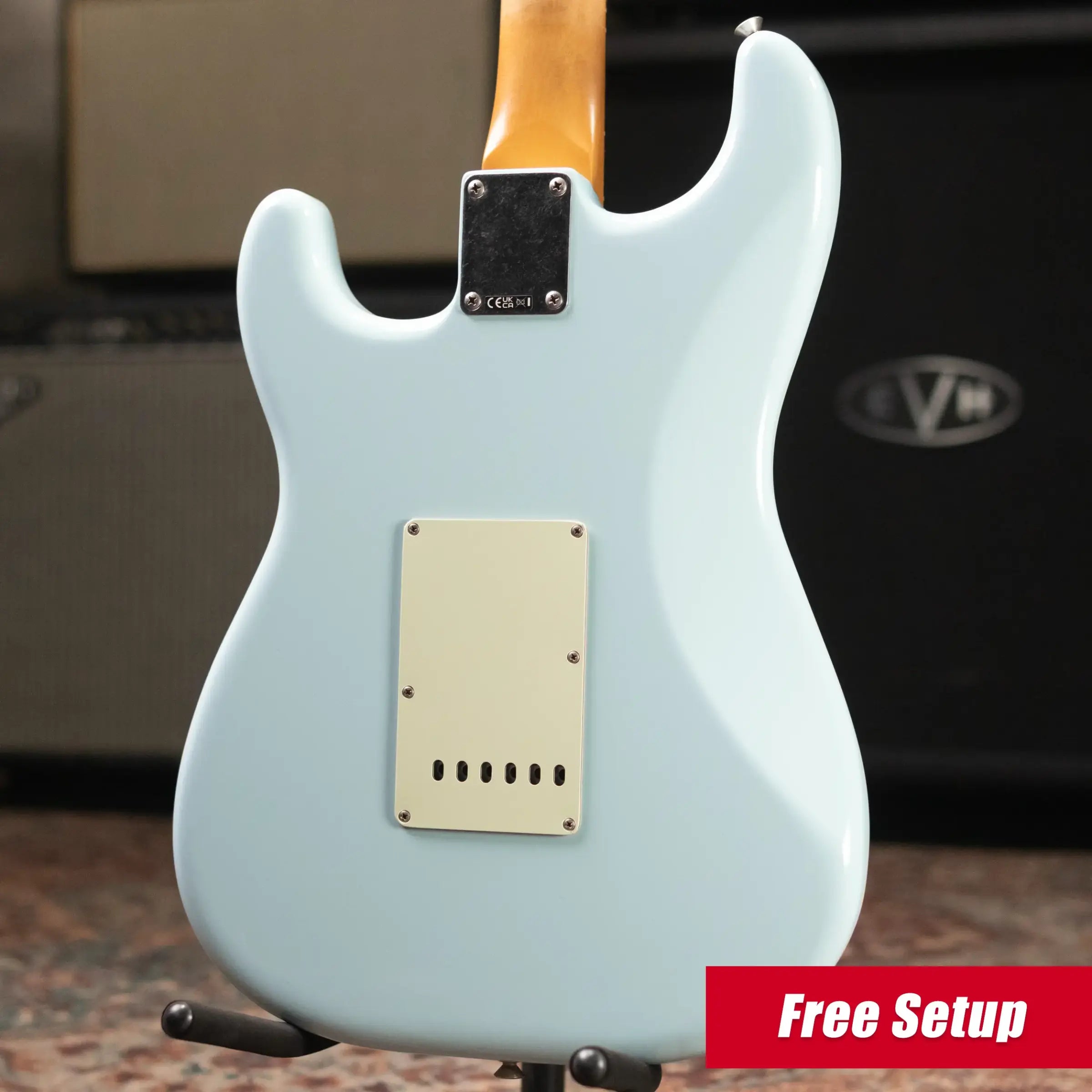 Fender Vintera II Road Worn '60s Stratocaster, Rosewood Fingerboard - Sonic Blue with Hardshell Case