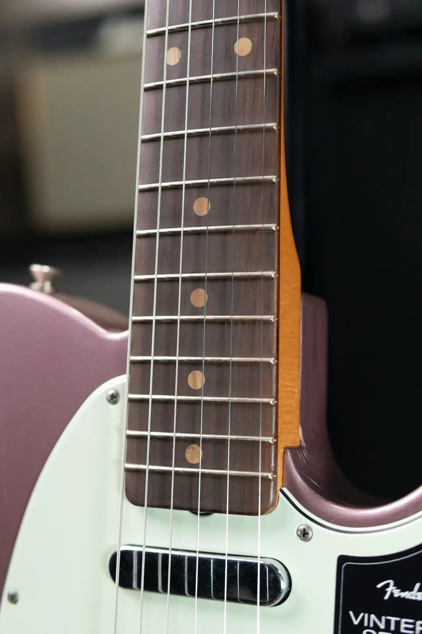 Fender Vintera II Road Worn '60s Telecaster Electric Guitar - Burgundy Mist Metallic with Hardshell Case