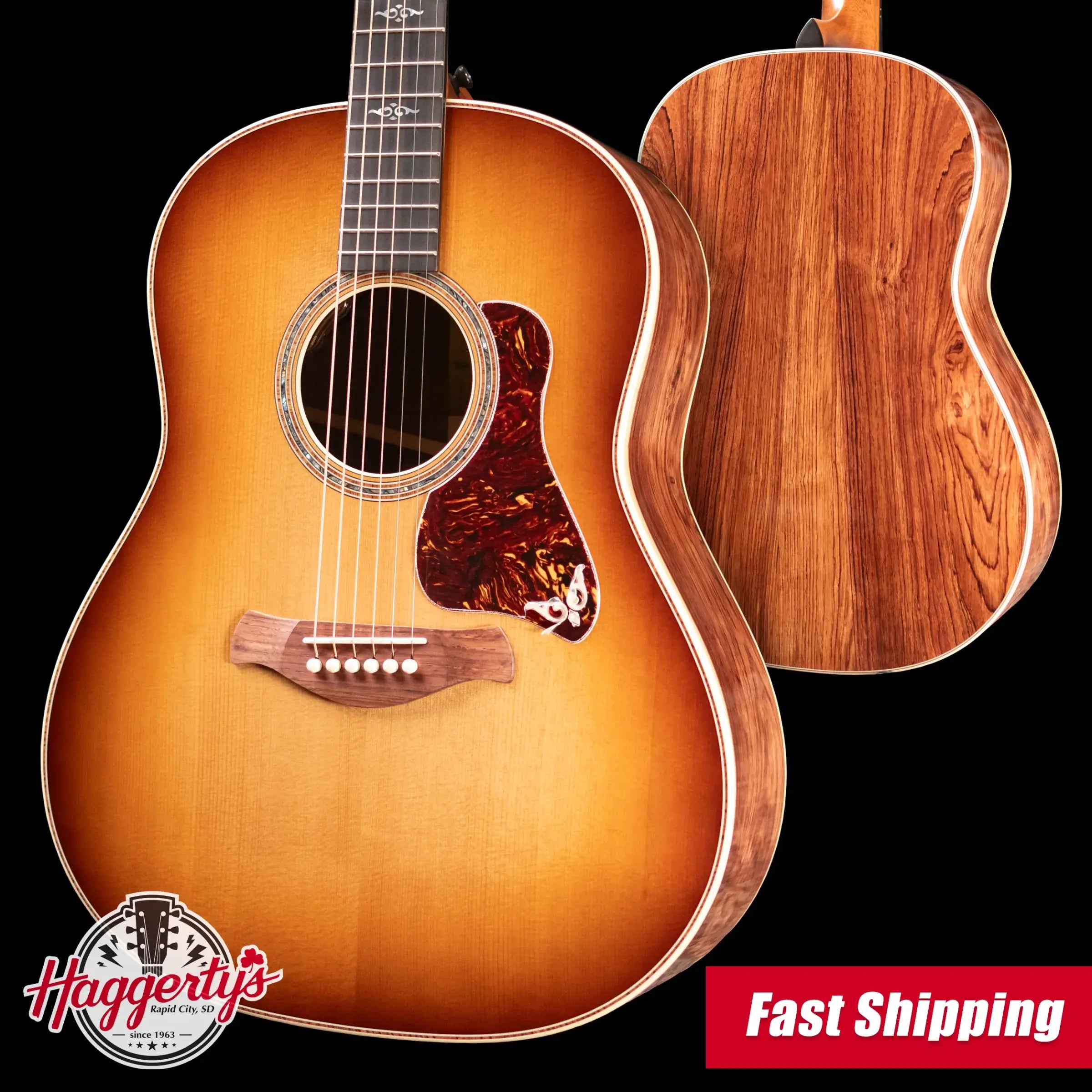 Taylor Gold Label 817e Grand Pacific Acoustic/Electric Guitar - Sunburst Top with Hardshell Case