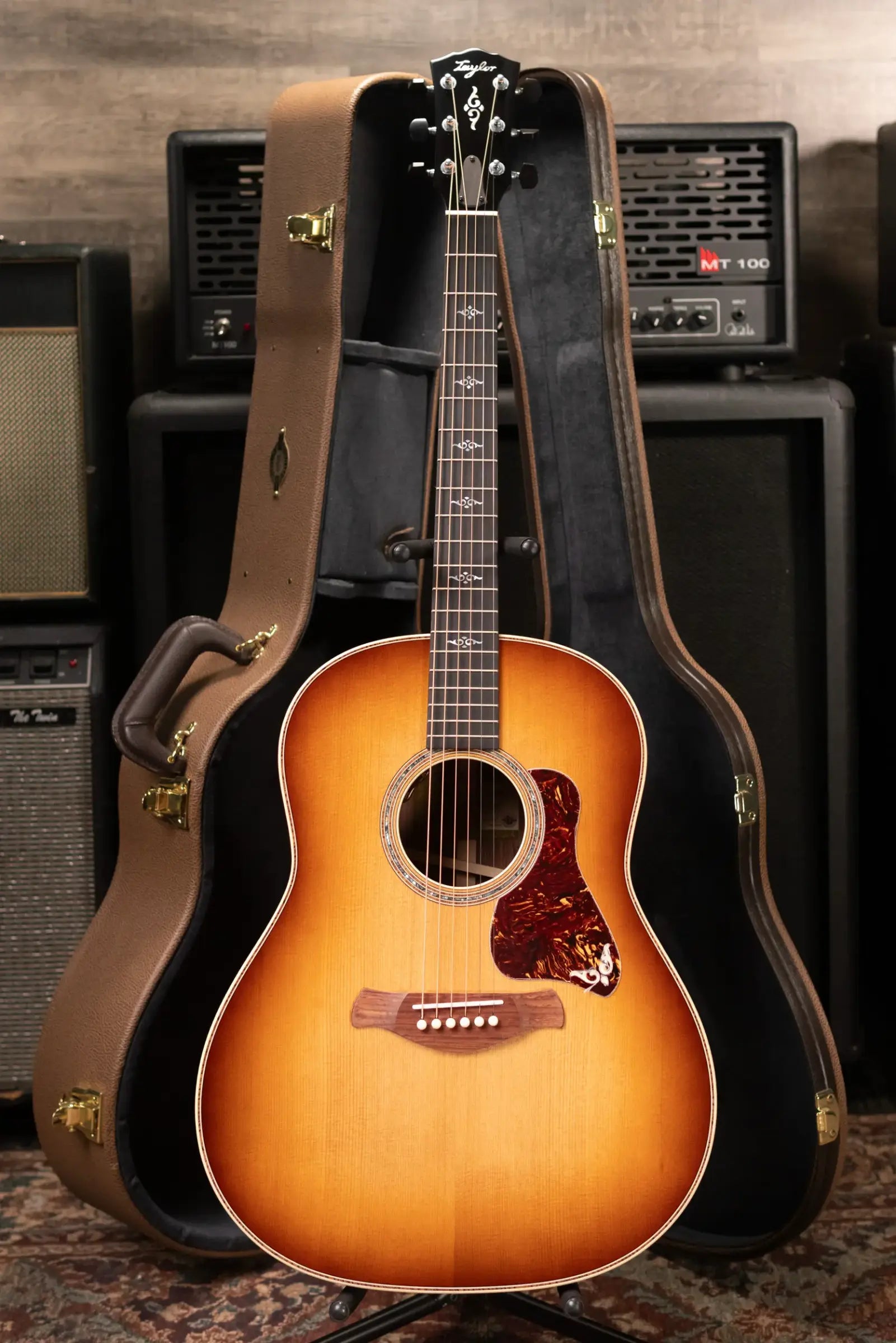 Taylor Gold Label 817e Grand Pacific Acoustic/Electric Guitar - Sunburst Top with Hardshell Case